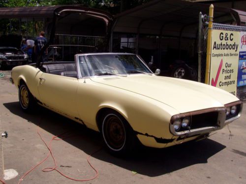 1968 pontiac firebird convertible