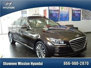 2015 hyundai genesis 4 door sedan 3.8l v6 rear wheel drive/ auto  braking