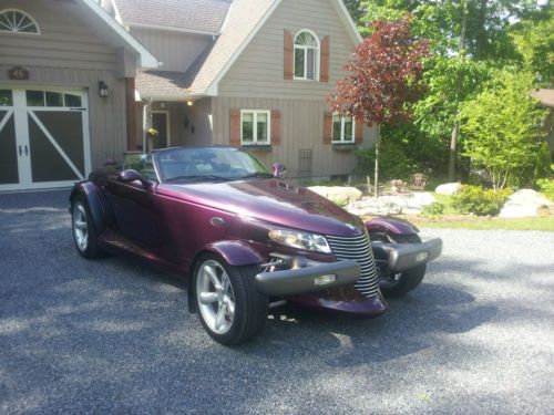 1999 plymouth prowler roadster convertible very low miles