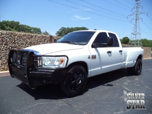 08 ram 3500 slt drw cummins quadcab dually mt diesel tx!