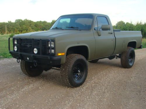 1985 chevrolet m1028 cucv k30 military truck a/c 4l80e 6.5 turbo restored