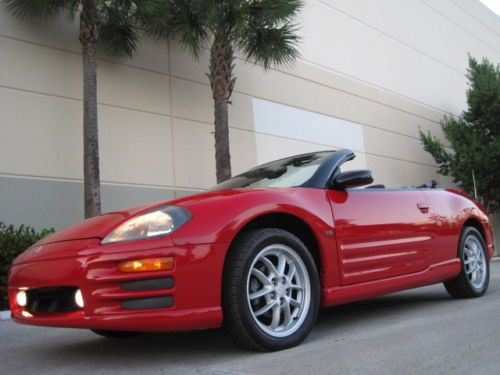 Fantastic 2002 mitsubishi eclipse spyder gt auto v6 leather rust free