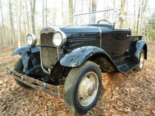 1930 ford model a roadster pickup jalopy gentelman racer hotrod ratrod