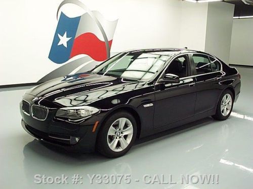 2013 bmw 528i turbocharged sunroof nav blk on blk 32k texas direct auto