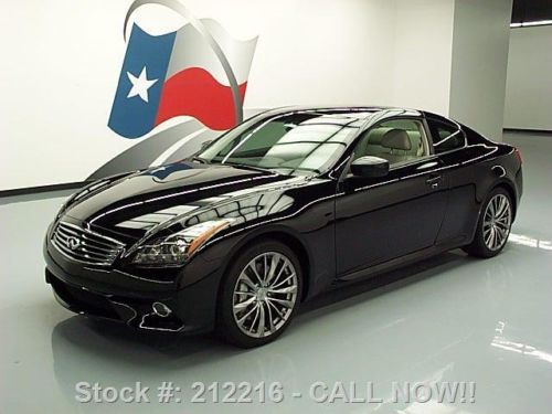 2011 infiniti g37 sport coupe htd seats sunroof nav 37k texas direct auto