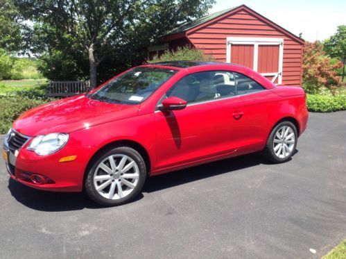 2011 Eos Komfort , Red Salsa Exterior, Cornsilk Beige Leatherette Interior, US $20,500.00, image 2
