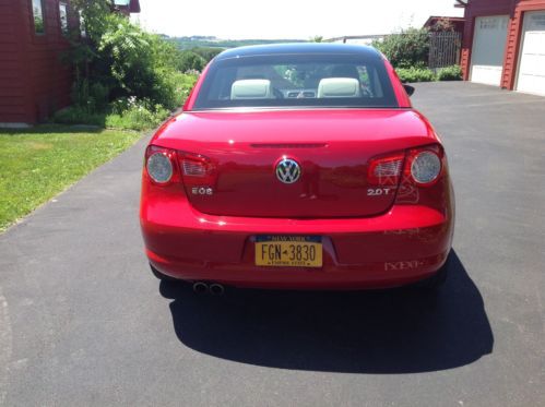 2011 Eos Komfort , Red Salsa Exterior, Cornsilk Beige Leatherette Interior, US $20,500.00, image 3