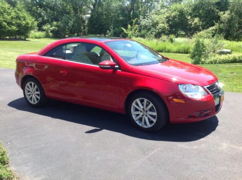 2011 Eos Komfort , Red Salsa Exterior, Cornsilk Beige Leatherette Interior, US $20,500.00, image 4