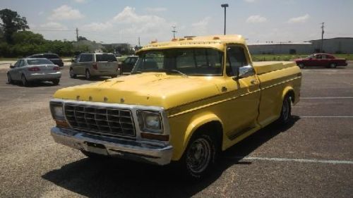 Vintage 1979 ford f-100 custom standard cab pickup 2-door 5.0l