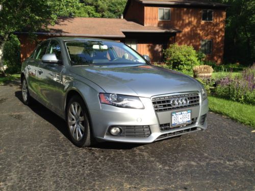 2009 audi a4 sedan 2.0 t premium+quattro tiptronic awd, moonroof, nav, excellent