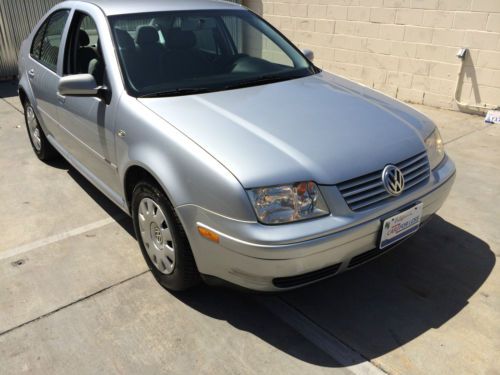 2003 volkswagen jetta gl sedan  2.0l l@@k low miles!!! no reserve! clean carfax!