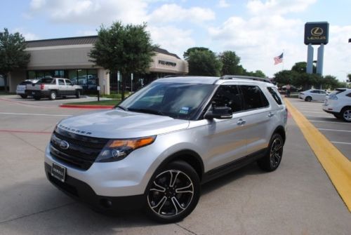 2013 ford explorer sport 4x4 ecoboost leather 3rd row