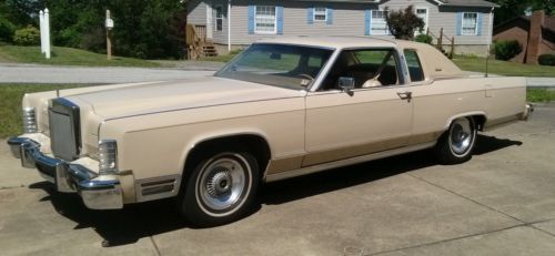 1978 lincoln continental town coupe  super low mile original