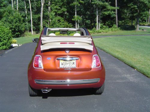 2012 FIAT 500 CABRIO CONVERTIBLE LIKE NEW RARE COPPER COLOR, US $14,500.00, image 4
