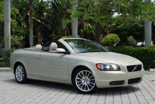 2007 volvo c70 t5 convertible 2.5l turbo 5-speed auto 6-cd dynaudio &amp; premiumpkg