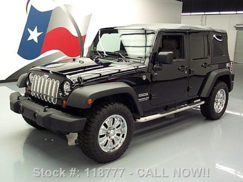 2010 jeep wrangler unltd sport 4x4 convertible auto 2k texas direct auto