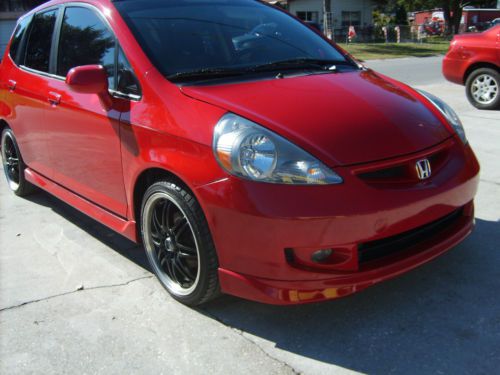 2007 honda fit color red