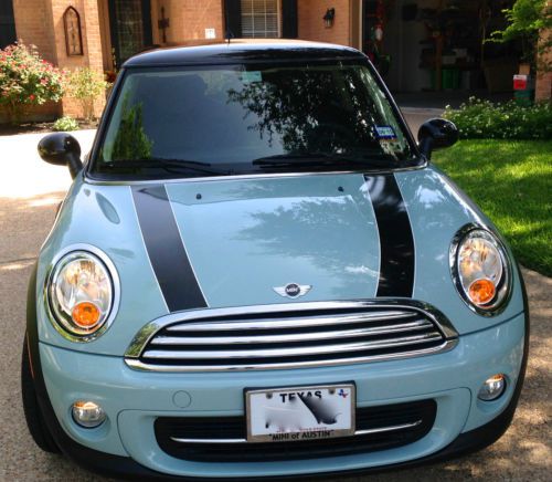 Purchase used 2011 Ice Blue Mini Cooper, One Owner, 15,500 miles ...