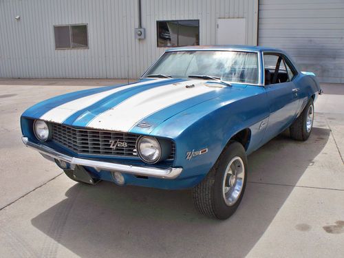 1969 camaro z28 x33 m22 trans 4:10 posi rear excellent project