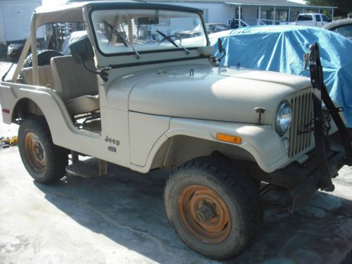 1974 jeep cj5,barn find,5564 original miles,258,4 speed,original paint,no rust