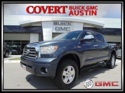 08 crew max cab trd v8 4x4 4wd truck leather nav one owner