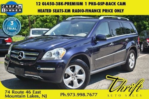 12 gl450-38k-premium 1 pkg-gsp-back cam-heated seats-xm radio-finance price only