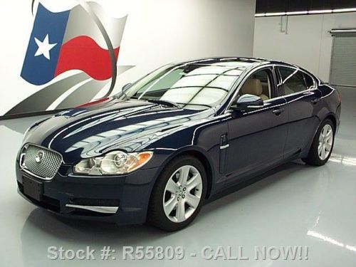 2010 jaguar xf heated leather sunroof navigation 60k mi texas direct auto