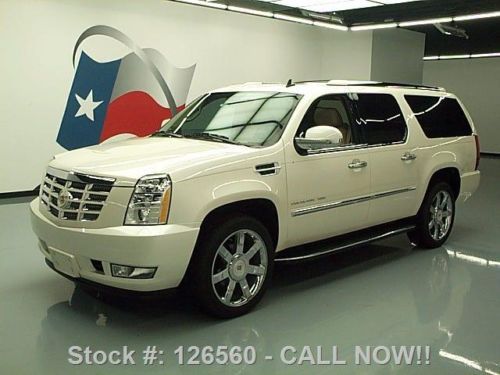 2013 cadillac escalade esv lux sunroof nav dvd 22&#039;s 14k texas direct auto