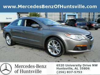 Passat cc luxury gray grey black leather low miles finance sunroof memory seats