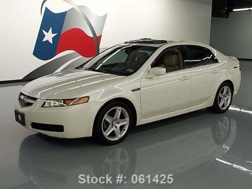 2005 acura tl sunroof htd leather alloy wheels 1-owner texas direct auto