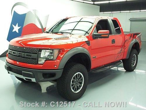 2011 ford f150 svt raptor supercab 4x4 6.2l sunroof 30k texas direct auto