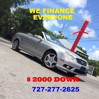 $ 2500 down ! we finance everyone ! convertible extra clean clk500 no accidents