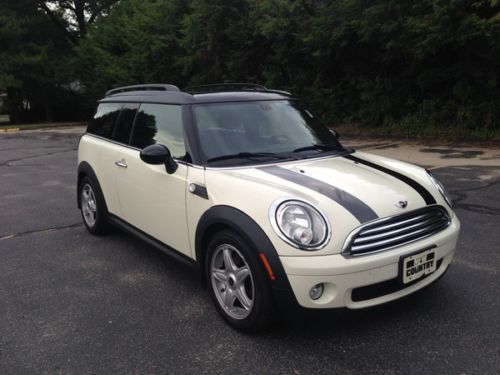 2009 mini cooper clubman wagon 3-dr one owner 6 speed panoramic roof no reserve
