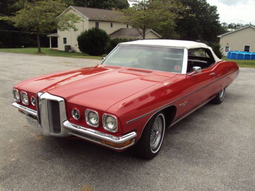 1970 pontiac catalina convertable      low miles