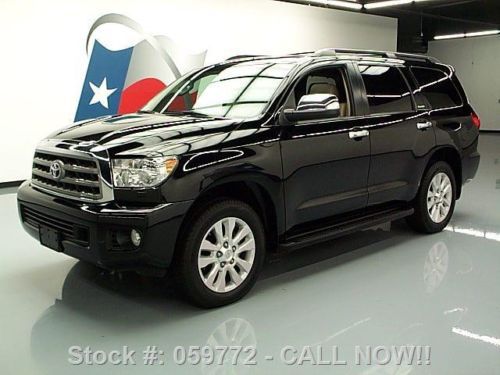 2012 toyota sequoia platinum 4x4 sunroof nav dvd 43k mi texas direct auto