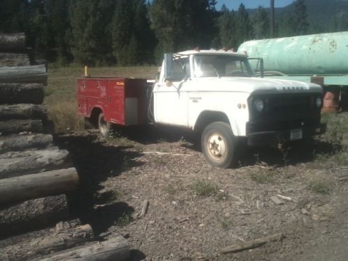 1967 dodge 300 work truck with service box (may seperate)