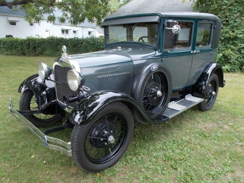 1929 ford model a...briggs leatherback sedan...60-b...