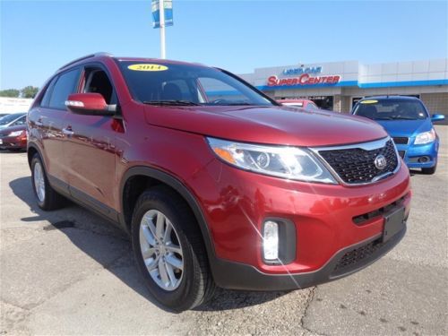 2014 suv used 2.4l 4 cyls automatic 6-speed fwd red