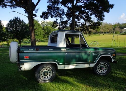 Uncut 1976 early ford bronco ranger half cab **new 302 v8 engine**  faaast!!