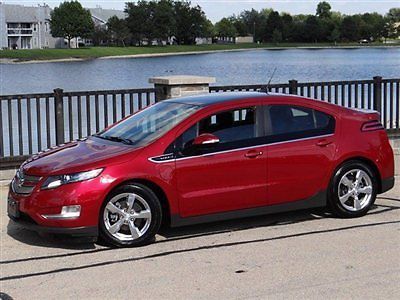 2012 chevy volt red/blk 1-owner! only 18k miles! wrrnty! navi! back-up cam! wow!