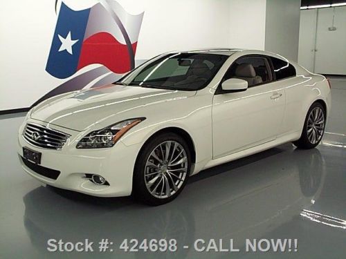 2012 infiniti g37 journey prem sunroof nav rear cam 14k texas direct auto