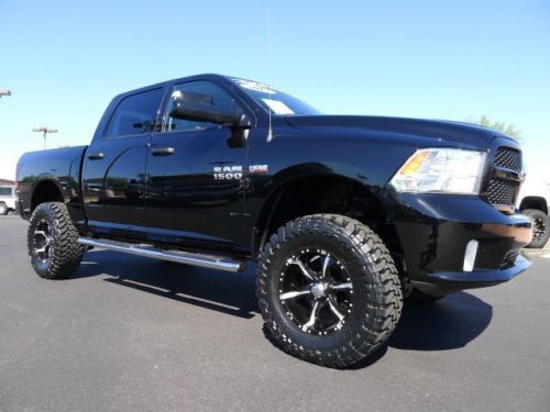 2013 dodge ram slt 1500 crew cab 4x4 used lifted truck for sale~low miles! nice!