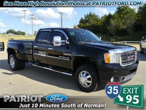 2013 gmc 3500 denali 4x4 diesel with wheels only 16,000 miles wow nav and more