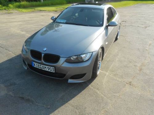 2007 bmw 335i coupe grey w/ chrome trim 20&#034; rims jb4 twin turbos 450hp fast!