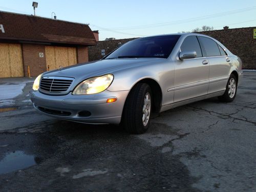 2002 mercedes-benz s-class - clean  -silver