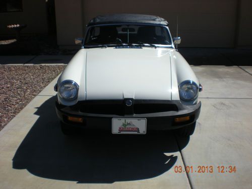 1980 mg mgb mk iv convertible 2-door 1.8l