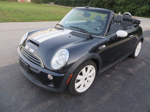 07 mini cooper s type convertible leather heated seats 6 sp manual SUPERCHARGED, US $8,900.00, image 1