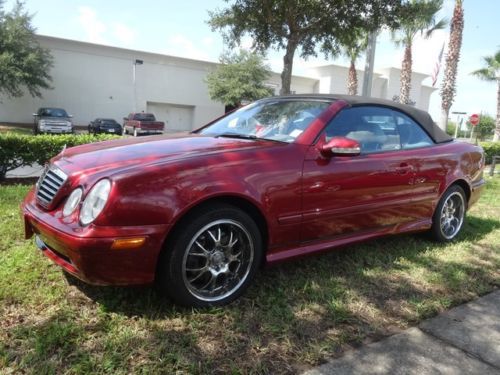 Nice convertible mercedes clk 430. low miles 4.3l v8