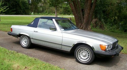 1985 mercedes 380sl 380 sl convertible nice &amp; running