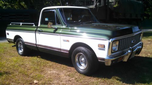 1972 chevrolet c10 cheyenne short bed v8 350 automatic mint condition